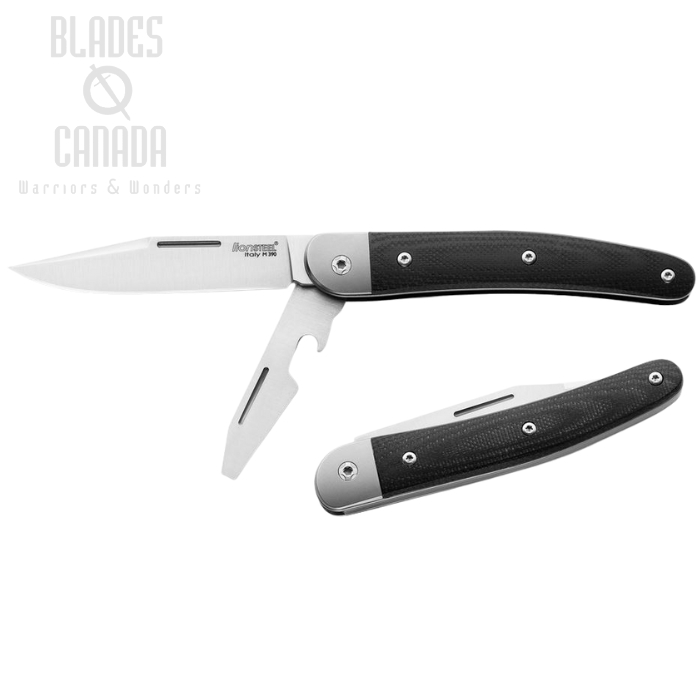 Lion Steel JK2 GBK Jack Slipjoint Folding Knife, M390 Double Blade, G10 Black (image for) Lion Steel JK2 GBK Jack Slipjoint Folding Knife, M390 Double Blade, G10 Black